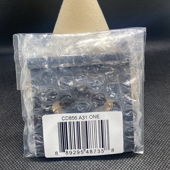 🩶💛COACH🩶💛 Signature Padlock And Key Gold & Silver Mismatch Earrings/NWT - Picture 5 of 5